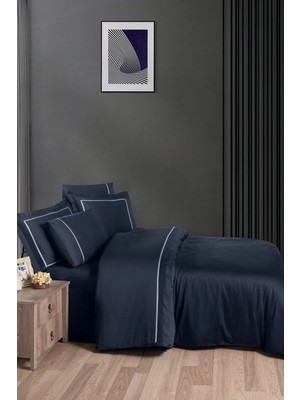 First Choice Pierre %100 Pamuk 200 Tc (80 Tel) Nakışlı Çift Kişilik Nevresim Takımı