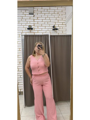 Tuba Toptaş Gofre Yelek