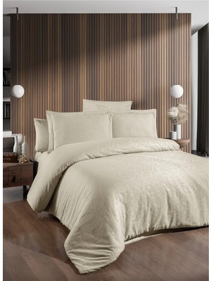 First Choice Tecna %100 Pamuk 200 Tc (80 Tel) Jakarlı Saten Çift Kişilik Nevresim Takımı
