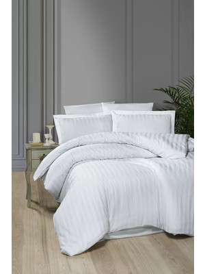 First Choice Broad %100 Pamuk 200 Tc (80 Tel) Baskılı Saten Çift Kişilik Nevresim Takımı