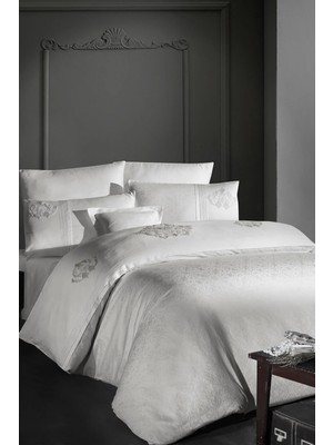 First Choice Mirabel %100 Pamuk 200 Tc (80 Tel) Dantelli Çift Kişilik Nevresim Takımı