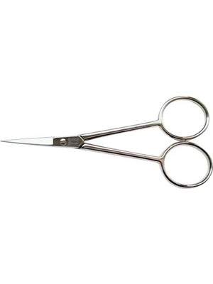 TeknoKapsül 004-450 Kalın Nakış Makası No: 4,5 Inç / 11,43 cm - Nikel Kaplama