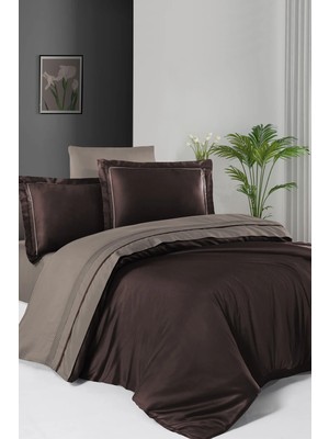 First Choice Serenity %100 Pamuk 200 Tc (80 Tel) Deluxe Saten Çift Kişilik Nevresim Takımı