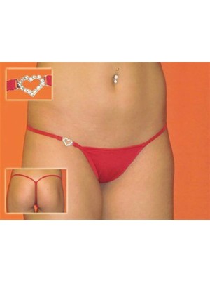 TeknoKapsül DH040901-RED Gümüş Taşlı I Tanga