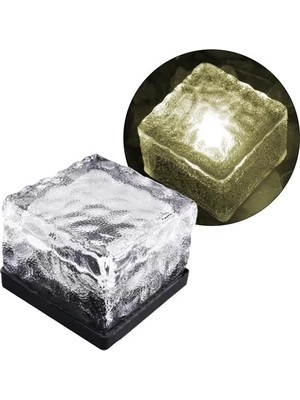 TeknoKapsül PM-21646 Solar Günışığı Ledli Tuğla Görünümlü Bahçe Dekorasyon Aydınlatma