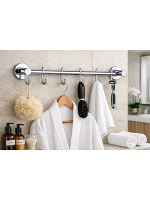 Onno Otel Kancalı Askılık Beşli
