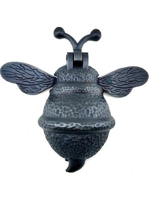 TeknoKapsül Antika Tarz Dekoratif Pirinç Arı Kapı Tokmağı, Taktak - Büyük, 163X150MM, Oksit