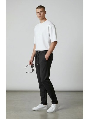 BLAYF Nano Siyah Full Lycra Jogger Pantolon