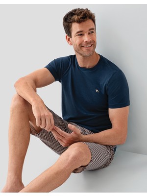 Arnetta 3683 Erkek Bermuda Pijama Takım