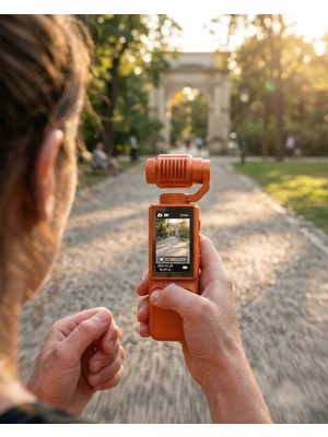 TeknoKapsül 4K Hd Gimbal Kamera Sabitleyici 180 Derece Hareketli Lensli Vlog Kamera