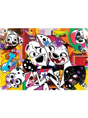 TeknoKapsül Dalmatian 100 Parça Puzzle