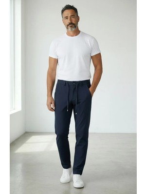 BLAYF Rumi Smart Lacivert Jogger Pantolon