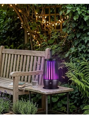 Verto Sessiz Elektrikli Sivrisinek Tuzak Lamba Uv Işıklı Gece Lambası Geniş Alan Koruma