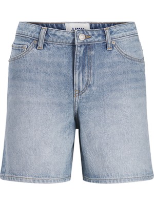 Jack & Jones Kadin Bol Kalip Denim Sort - Seville