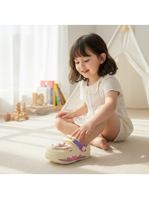 İnallar Ayakkabı Kız Çocuk Ünicor Figürlü Cross Terlik