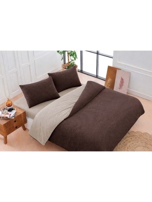 Merinos Eternıty Fitilli Nevresim Seti 4 Parça Kahverengi