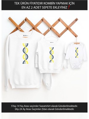 Sarı Lacivert Dna Baba Oğul Kız Tek Ürün Fiyatıdır Kombin Yapmak Için En Az 2 Adet Sepete Ekleyiniz