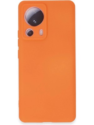 Fun And Market Buğz Xiaomi Mi 13 Lite Kılıf Nano Içi Kadife Silikon - Turuncu