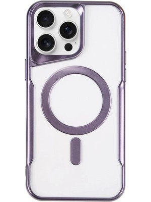 Fun And Market Buğz Iphone 15 Pro Kılıf Boyi Magsafe Silikon Kapak - Derin Mor