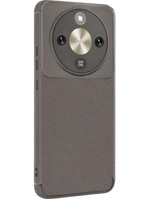 Fun And Market Buğz Huawei Honor Magic 8 Lite Auto Focus Karbon Kapak - Gri