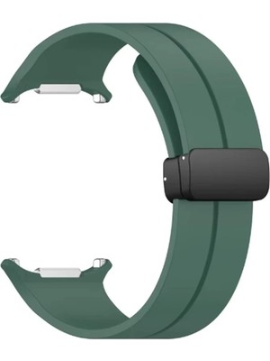 Fun And Market Buğz Watch 7 Ultra KR418 Tender Silikon Kordon - Koyu Yeşil