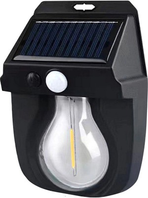 Fun And Market Buğz Fithome OR-118 Hareket Sensörlü Su Geçirmez Solar Bahçe Aydınlatma Duvar Lambası