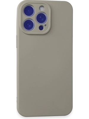 Fun And Market Buğz Iphone 15 Pro Max Kılıf Nano Içi Kadife Silikon - Titan Gri