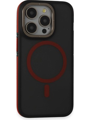 Fun And Market Buğz Joko  Iphone 15 Pro Max Rocky Magsafe Kapak - Siyah-Kırmızı