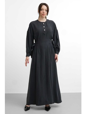 Salisburys Molly Nelly Kadın Yanlardan Bağlamalı Uzun Elbise