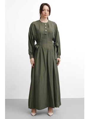Salisburys Molly Nelly Kadın Yanlardan Bağlamalı Uzun Elbise
