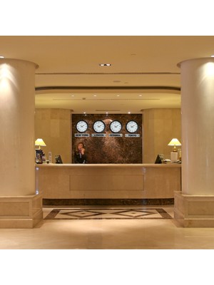 Nemere World Time Pro 4’lü Metal Siyah 36 cm Dünya Duvar Saati