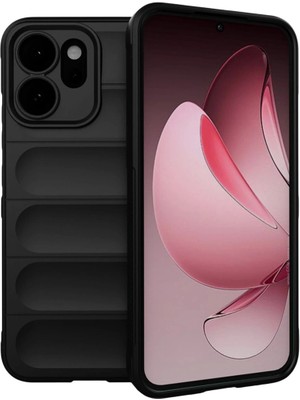 Die Grup  Oppo Reno 14 Optimum Silikon - Siyah