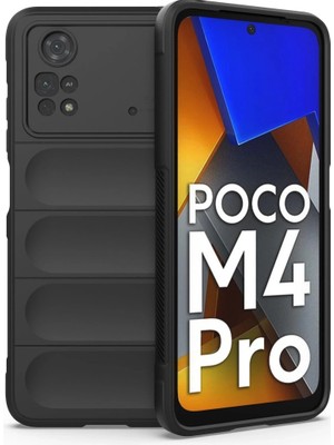 Die Grup  Xiaomi Poco M4 Pro 4g Kılıf Optimum Silikon - Siyah