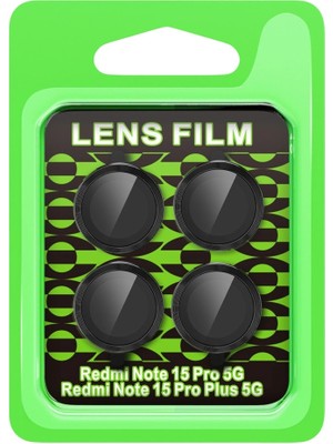 Fun And Market Buğz Xiaomi Redmi Note 15 Pro Plus 5g Raze Metal Kamera Lens - Siyah