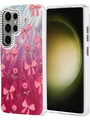 Fun And Market Buğz Samsung Galaxy S25 Ultra Kılıf Blade Aynalı Desenli Kapak - Desen 3