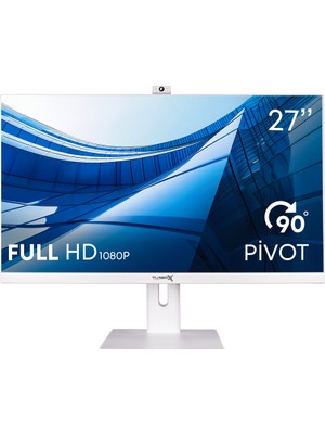 Turbox TAX1863 I5 14500 16GB Ddr4 Ram 512GB Nvme 27 Inç Fhd Beyaz Pivot Bt Webcam Wifi All In One Pc