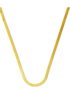 Bilezikci Ezme Altın Zincir Kolye 14 Ayar 55 cm. 3,5 mm.
