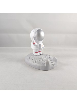 Big Store Astronot Tasarımlı Masaüstü Telefon Tutacağı Dekoratif Şık Unisex Hediye