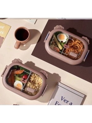 Die Grup  Bölmeli Paslanmaz Çelik Yemek Kutusu