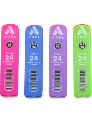 Adel Prime 24 Lü Min Versatil Kalem Ucu 0.5, 60Mm (12 Tüp)