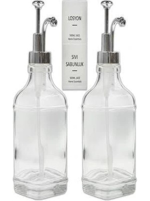 Die Grup  Cam Sıvı Sabunluk Losyonluk Krom