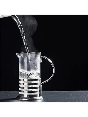 Die Grup  Paslanmaz Çelik Gövdeli French Press Kahve ve Çay Demleme Aparatı