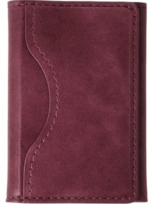 Die Grup  Joko Tema Magsafe Deri Kartlık - Mürdüm