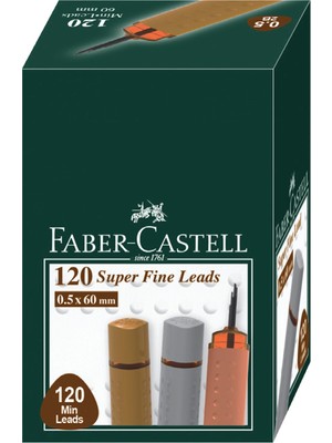 Faber-Castell Min Versatil Kalem Ucu Grip Min 0.5 Mm 2B 60Mm 120 Li Rose (12 Tüp)