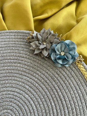 Die Grup  Decohandy 39CM Çiçekli Jüt Örme Supla Amerikan Servis