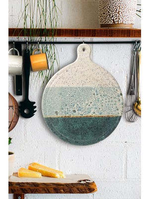 PremiumPort Renkli Peynir Sunum Tabağı 26 Cm, Şık ve Kullanışlı, Sofralarınıza Renk Katın