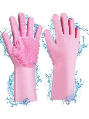 Die Grup  Sihirli Isıya Dayanıklı Silikon Çok Amaçlı Bulaşık Eldiven Fırçası Magic Gloves