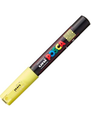 Uni-Ball Posca 0.7 Su Bazlı Boyama Markörü Güneşsarısı N Pc-1M (6 Lı Paket)