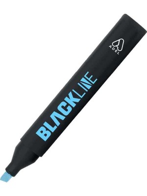 Adel Blackline Fosforlu Kalem Pastel Mavi (10 Lu Paket)