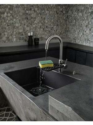 Die Grup  Musluğa Monte Sünger Organizeri Hijyenik Drenajlı Pratik Tasarım